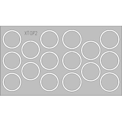 Eduard XT072 1/35 Panther Ausf.G wheel mask Sticker for AFV