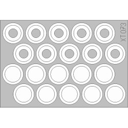 Eduard XT073 1/35 M-113 wheel mask Sticker for AFV