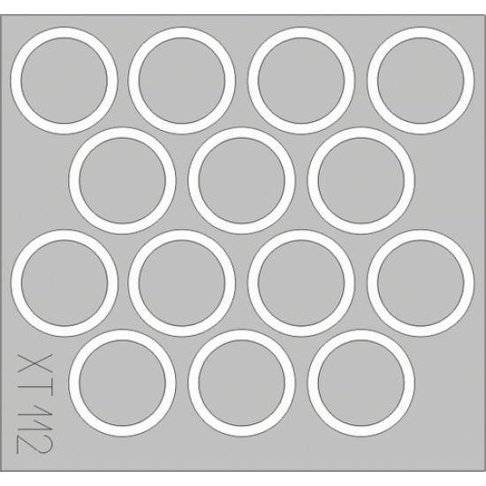 Eduard XT112 1/35 M-36 Jackson wheel mask Sticker for AFV