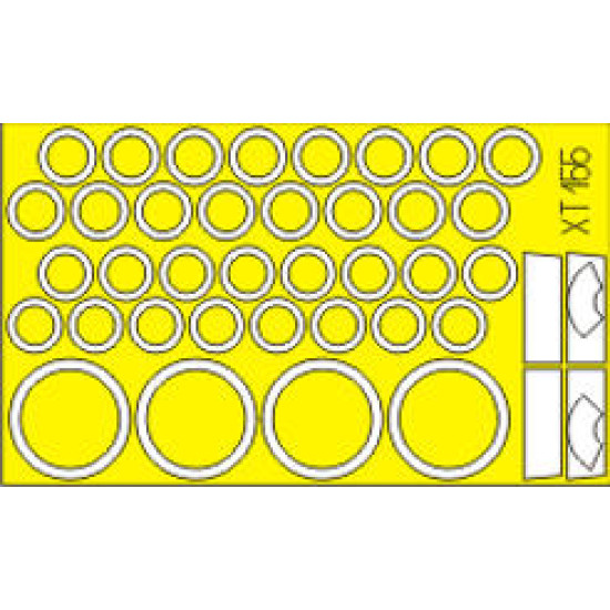 Eduard XT155 1/35 M4/M4A Half Track Sticker for AFV