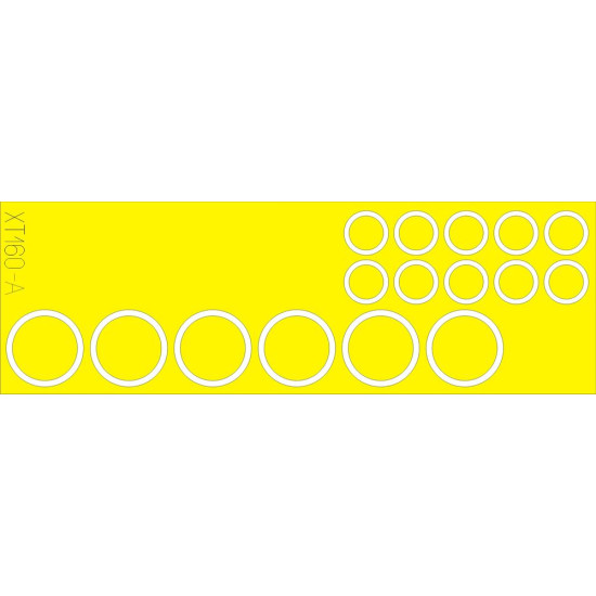 Eduard XT160 1/35 M-26 wheel masks Sticker for AFV