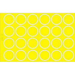 Eduard XT161 1/35 Challenger Enhanced armor wheels Sticker for AFV