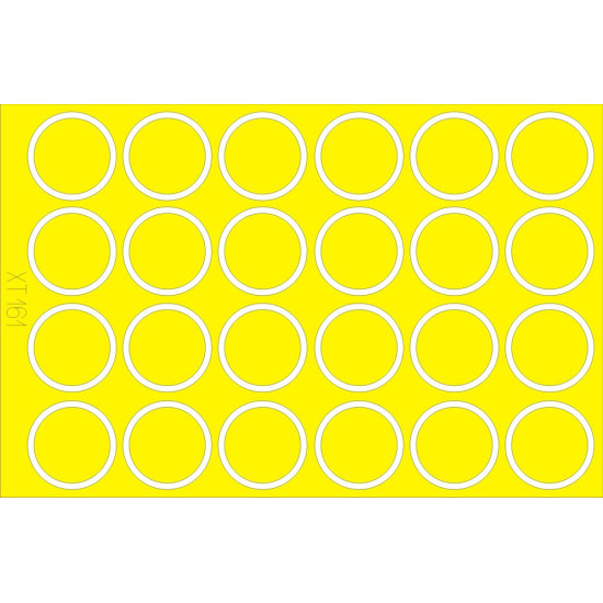 Eduard XT161 1/35 Challenger Enhanced armor wheels Sticker for AFV