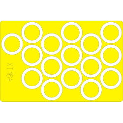 Eduard XT164 1/35 M-50A wheels Sticker for AFV