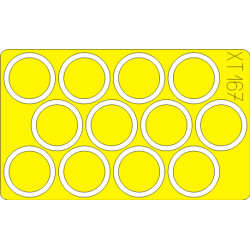 Eduard XT167 1/35 M-7 Mid production wheel masks Sticker for AFV
