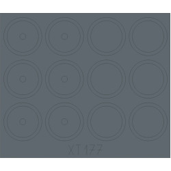 Eduard XT177 1/35 ASU-85 SPG (1956) wheels Sticker for AFV