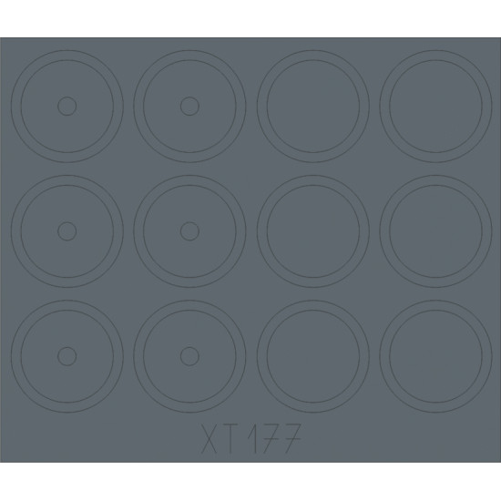 Eduard XT177 1/35 ASU-85 SPG (1956) wheels Sticker for AFV