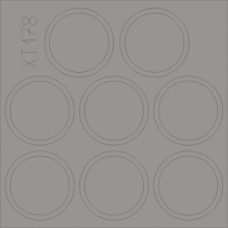 Eduard XT178 1/35 Pz.Kpfw.38(t) Ausf.E/F wheels Sticker for AFV