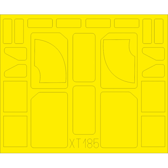 Eduard XT185 1/35 M 1070 Truck Tractor Sticker for AFV