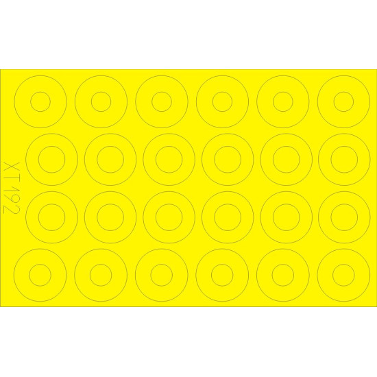 Eduard XT192 1/35 SU 152 wheel masks Sticker for AFV