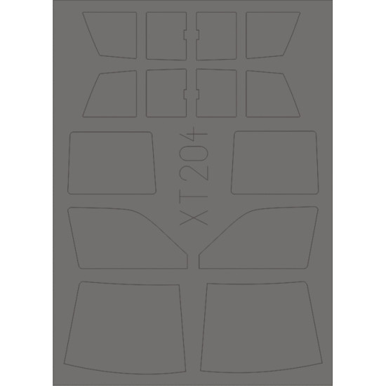 Eduard XT204 1/35 Pick Up Sticker for AFV