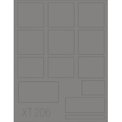 Eduard XT206 1/35 L 4500 Büssing NAG windows Sticker for AFV