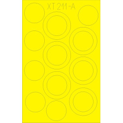 Eduard XT211 1/35 L 4500 Büssing NAG wheels Sticker for AFV