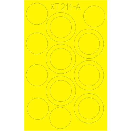 Eduard XT211 1/35 L 4500 Büssing NAG wheels Sticker for AFV