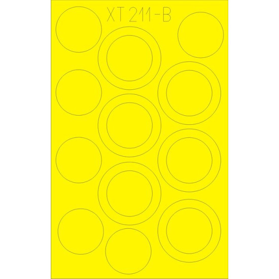 Eduard XT211 1/35 L 4500 Büssing NAG wheels Sticker for AFV