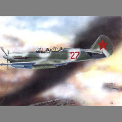 LF Models 7225 1/72 Curtiss P-40EA double seat Klimov