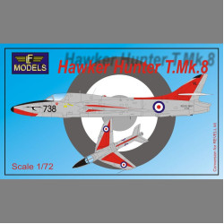 LF Models 7296 1/72 H.Hunter T.Mk.8