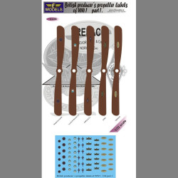 LF Models C3206 1/32 British WWI producer´s labels of propellers part I.
