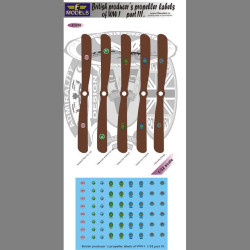 LF Models C3208 1/32 British WWI producer´s labels of propellers part III.