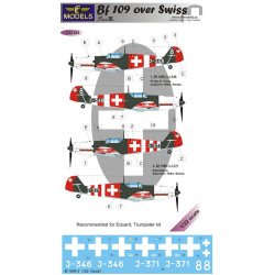 LF Models C32105 1/32 Bf 109 over Swiss III.