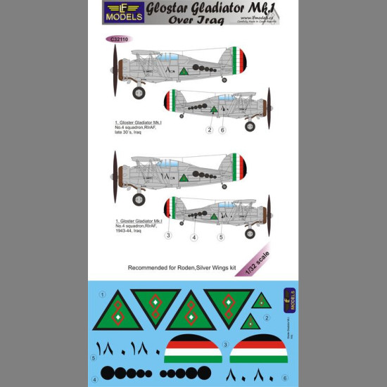 LF Models C32110 1/32 Gloster Gladiator Mk.I over Iraq