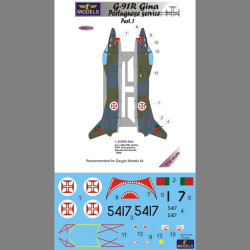 LF Models C32126 1/32 G.91R Gina Portuguese service part.1