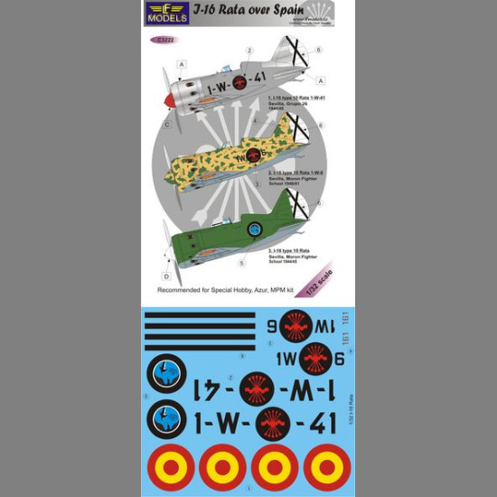 LF Models C3222 1/32 I-16 over Spain