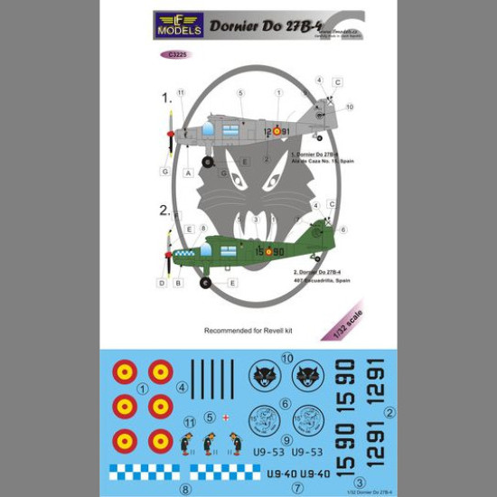 LF Models C3225 1/32 Dornier Do 27B-4 Spain