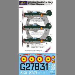 LF Models C3238 1/32 Gloster Gladiator Mk.I over Belgium