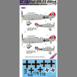 LF Models C3257 1/32 FIAT CR.32 Luftwaffe service