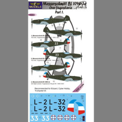 LF Models C3262 1/32 Messerschmitt Bf 109E-3a over Yugoslavia part 1