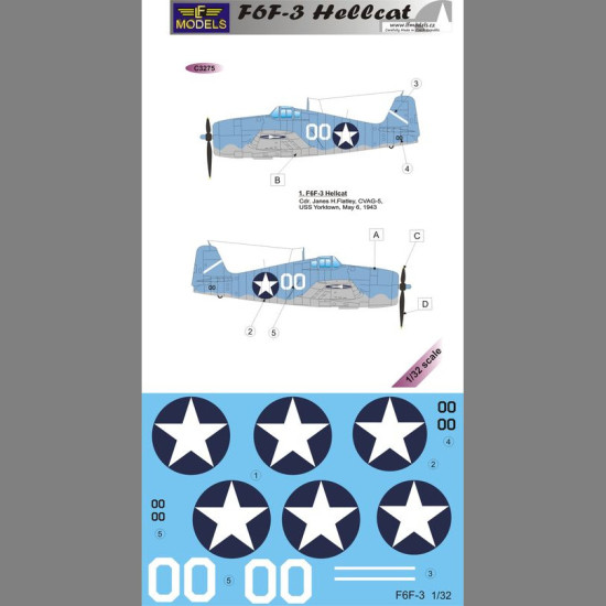 LF Models C3275 1/32 F6F-3 Hellcat from Yorktown