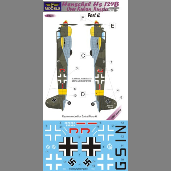 LF Models C3278 1/32 Henschel Hs 129B over Kuban Part 2