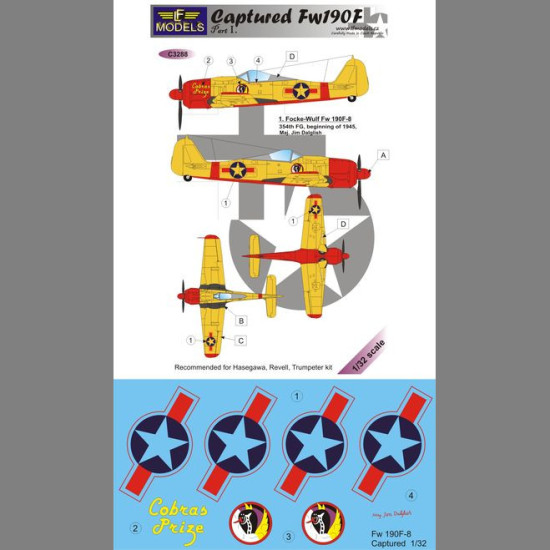 LF Models C3288 1/32 Captured Fw 190F part I.