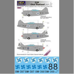 LF Models C3298 1/32 Brewster Model 239B over Finland