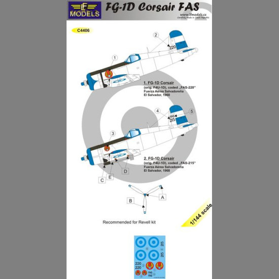 LF Models C4406 1/144 FG-1D Salvadorian AF