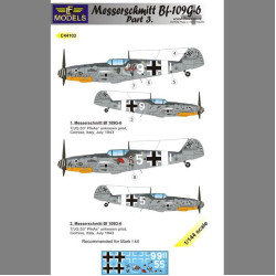 LF Models C44103 1/144 Messerschmitt Bf 109G-6 Comiso cartoon part 3.
