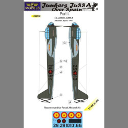 LF Models C44132 1/144 Junkers Ju 88A-4 over Spain part 1