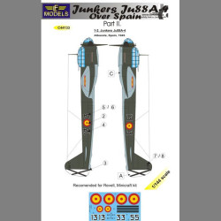LF Models C44133 1/144 Junkers Ju 88A-4 over Spain part 2