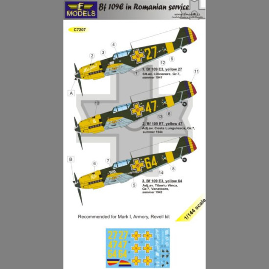 LF Models C4414 1/144 Bf 109E-3/E-7 Romania I.