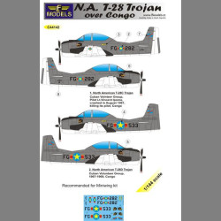 LF Models C44142 1/144 N.A. T-28 Trojan over Congo