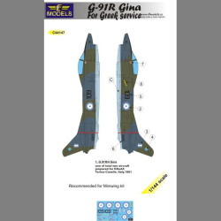 LF Models C44147 1/144 G.91R Gina for Greek service LF Models C44147 1/144 G.91R Gina for Greek service