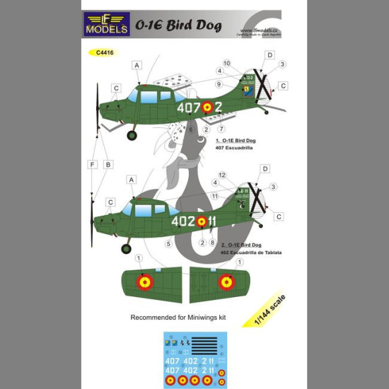 LF Models C4416 1/144 Cesna O-1E Spain