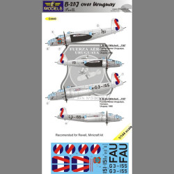 LF Models C4440 1/144 B-25J Uruguay part II.