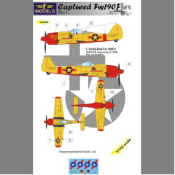 LF Models C4443 1/144 Captured Fw 190F