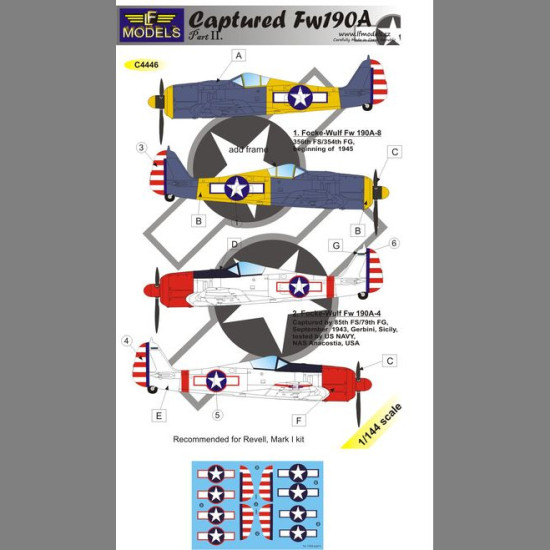 LF Models C4446 1/144 Captured Fw 190A part II.