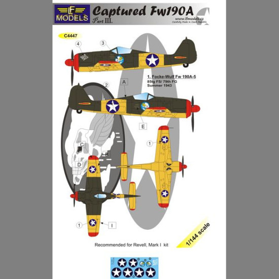 LF Models C4447 1/144 Captured Fw 190A part III.