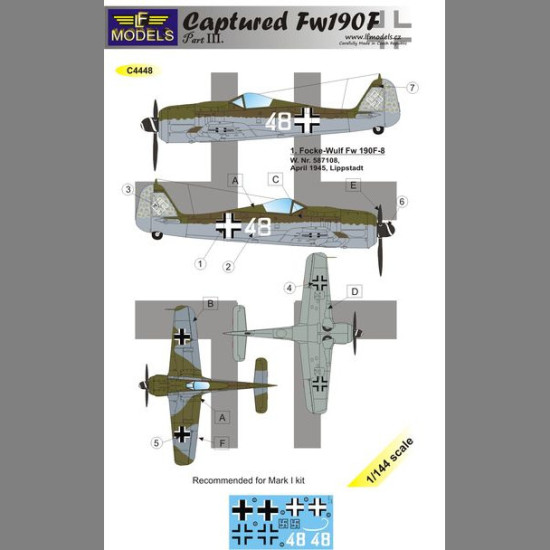 LF Models C4448 1/144 Captured Fw 190F part III.