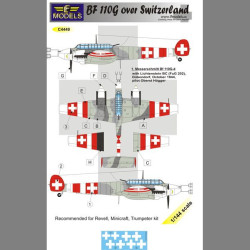 LF Models C4449 1/144 Bf 110G over Switzerland