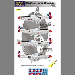 LF Models C4457 1/144 Mustangs over Uruguay